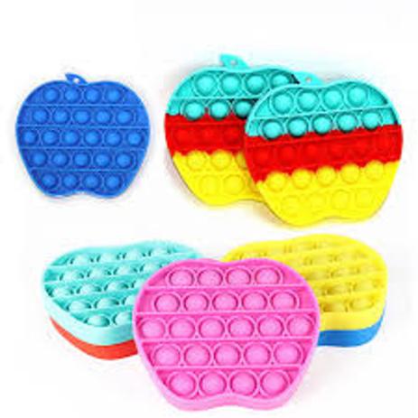 Fidget Toy Brinquedo Antistress Bolha Sensorial - Pop It - Maça Menor preço em Fidget Toy Brinquedo Antistress Bolha Sensorial - Pop It - Maça