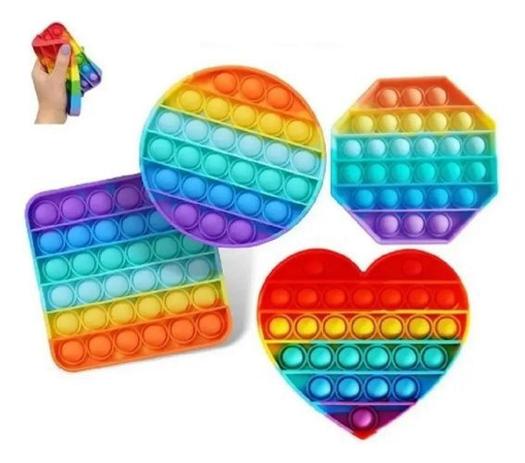 Fidget Toy Brinquedo Antistress Bolha Sensorial - Pop It Menor preço em Fidget Toy Brinquedo Antistress Bolha Sensorial - Pop It