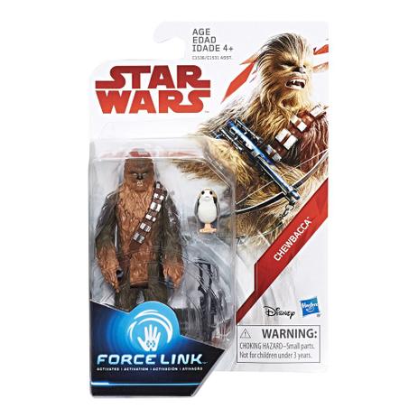 Figura Articulada - 10 Cm - Force Link - Coleção 2 - Disney - Star Wars - Episódio VIII - Chewbacca - Hasbro Menor preço em Figura Articulada - 10 Cm - Force Link - Coleção 2 - Disney - Star Wars - Episódio VIII - Chewbacca - Hasbro