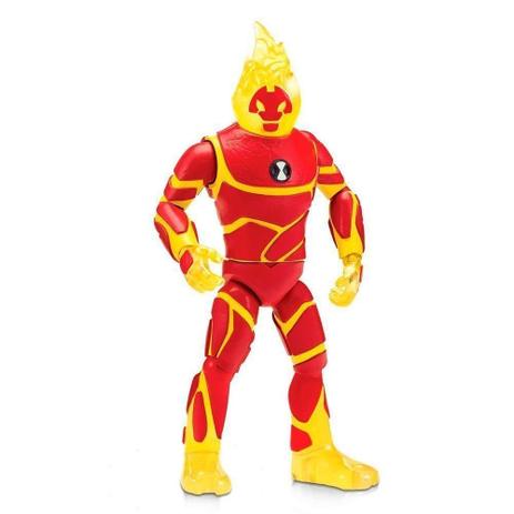 Figura Articulada 30 Cm - Ben 10 - Heatblast - Sunny Menor preço em Figura Articulada 30 Cm - Ben 10 - Heatblast - Sunny