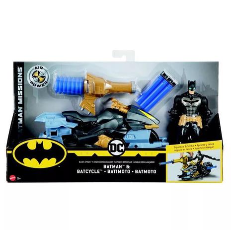 Figura Articulada15cm Veículo Batman Batmoto Lançador FVY26 - Mattel Menor preço em Figura Articulada15cm Veículo Batman Batmoto Lançador FVY26 - Mattel