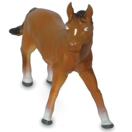 Figura Bicho Mundi - 23 Cm - Animais da Fazenda - Cavalo - DTC Menor preço em Figura Bicho Mundi - 23 Cm - Animais da Fazenda - Cavalo - DTC