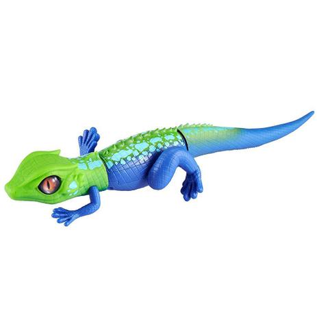Figura Eletrônica - Robo Alive - Lagarto - Verde e Azul - Candide Menor preço em Figura Eletrônica - Robo Alive - Lagarto - Verde e Azul - Candide