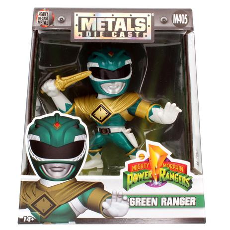 Figura Jada Metal Power Rangers 4 Green Ranger - DTC Menor preço em Figura Jada Metal Power Rangers 4 Green Ranger - DTC
