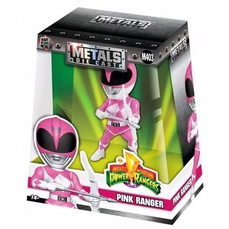 Figura Jada Metal Power Rangers 4 Pink Ranger - DTC Menor preço em Figura Jada Metal Power Rangers 4 Pink Ranger - DTC