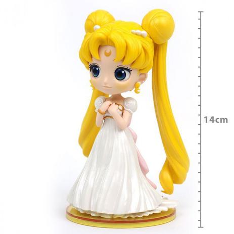 Figure Sailor Moon Princess Serenity Pretty Guardian Qposket Bandai Banpresto Colecionaveis Magazine Luiza