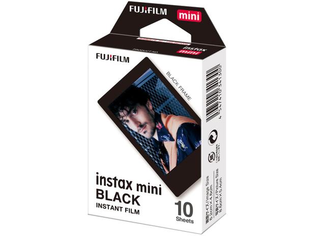 Filme Instantâneo Fujifilm Instax Mini Black - com 10 Poses Menor preço em Filme Instantâneo Fujifilm Instax Mini Black - com 10 Poses