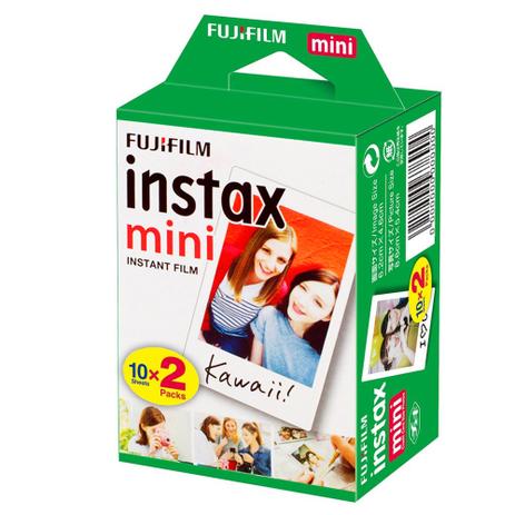 Filme instantâneo Instax Mini Pack Com 20 Fotos - Fujifilm Menor preço em Filme instantâneo Instax Mini Pack Com 20 Fotos - Fujifilm