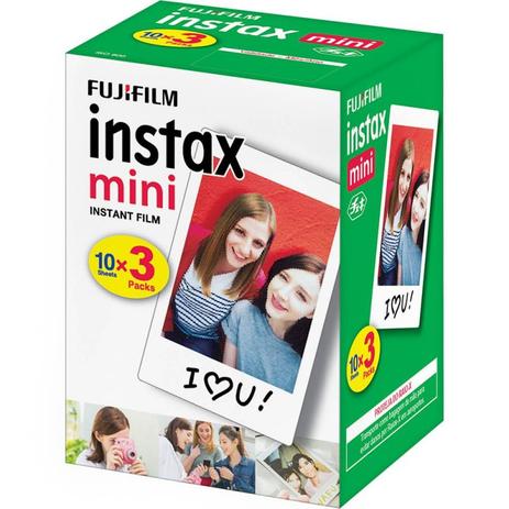 Filmes Instantâneos Fujifilm Instax Mini - 30 Fotos Menor preço em Filmes Instantâneos Fujifilm Instax Mini - 30 Fotos