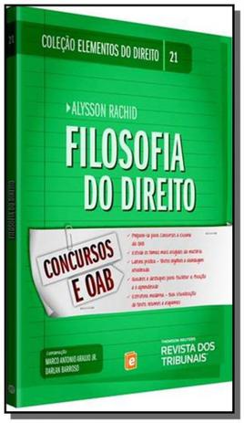 Filosofia do direito - vol.21 - colecao elementos - Revista dos tribunais Menor preço em Filosofia do direito - vol.21 - colecao elementos - Revista dos tribunais