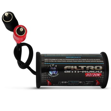 Filtro Anti Ruído RCA JFA 20/20K Eletromagnético Stereo Circuito Interno Blindado Elimina Ruídos Menor preço em Filtro Anti Ruído RCA JFA 20/20K Eletromagnético Stereo Circuito Interno Blindado Elimina Ruídos