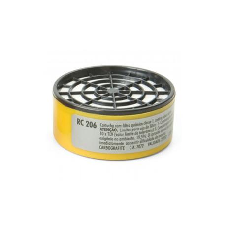 Filtro Cartucho RC 206 para Gases Ácidos CARBOGRAFITE Menor preço em Filtro Cartucho RC 206 para Gases Ácidos CARBOGRAFITE