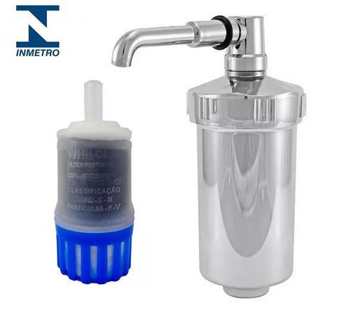 Filtro Copo Abs Com Refil Universal Para Torneira - Horus Metais Menor preço em Filtro Copo Abs Com Refil Universal Para Torneira - Horus Metais