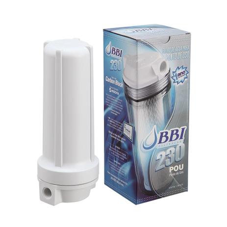 Filtro de agua Branco Ponto de Uso Br F230POU/BR BBI Menor preço em Filtro de agua Branco Ponto de Uso Br F230POU/BR BBI