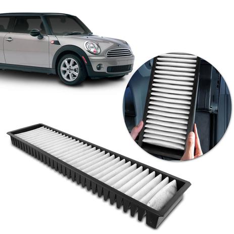 Filtro de Ar Condicionado Cabine Mini Cooper 1.6 2001 a 2008 com Carvão Ativo Seineca Menor preço em Filtro de Ar Condicionado Cabine Mini Cooper 1.6 2001 a 2008 com Carvão Ativo Seineca