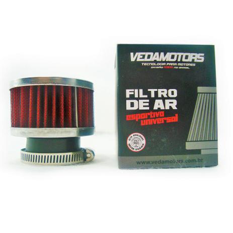 Filtro de Ar de Alta Perfomance Esportivo Vermelho Biz 100-125cc 06/08 Vedamotors Menor preço em Filtro de Ar de Alta Perfomance Esportivo Vermelho Biz 100-125cc 06/08 Vedamotors