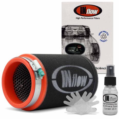 Filtro de Ar Esportivo Inflow Cilindrico Semi Racing Universal 2,5 Polegadas HPF9922 Menor preço em Filtro de Ar Esportivo Inflow Cilindrico Semi Racing Universal 2,5 Polegadas HPF9922
