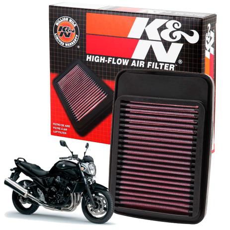 Filtro de Ar KN Bandit 650 2007 em diante Esportivo Lavável Menor preço em Filtro de Ar KN Bandit 650 2007 em diante Esportivo Lavável