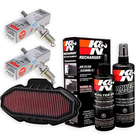 Filtro de Ar KN NC700X NC 700X 700 Vela iridium Kit Limpeza - Kn + ngk Menor preço em Filtro de Ar KN NC700X NC 700X 700 Vela iridium Kit Limpeza - Kn + ngk