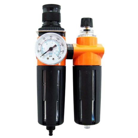 Filtro De Ar Para Compressor Com Regulador E Manômetro 1/4 - Waft Menor preço em Filtro De Ar Para Compressor Com Regulador E Manômetro 1/4 - Waft