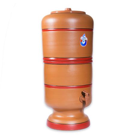 Filtro De Barro 12 Litros Com 2 Velas Carvão Ativado 2 Boias - GMOLD Menor preço em Filtro De Barro 12 Litros Com 2 Velas Carvão Ativado 2 Boias - GMOLD