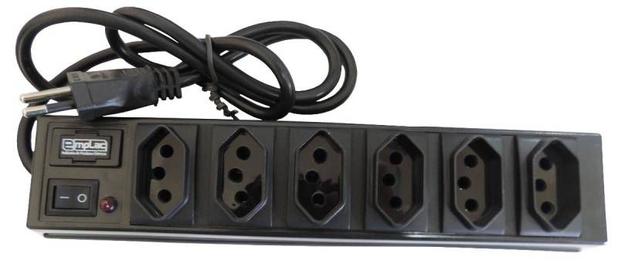 Filtro de Linha 6 Tomadas Bivolt Extensão Régua Cftv - Lcg eletro Menor preço em Filtro de Linha 6 Tomadas Bivolt Extensão Régua Cftv - Lcg eletro