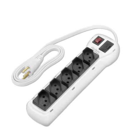 Filtro de Linha Bivolt Branco Régua com 5 Tomada 1,2M Flow Pack - Comercialize é boa?