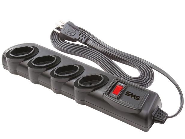 Filtro de Linha com Protetor contra Surtos - 4 Tomadas - SMS 62329 é boa?