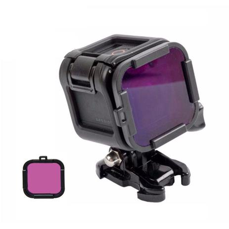 Filtro de Mergulho para GoPro Hero Session 4, 5 - Magenta - Shoot Menor preço em Filtro de Mergulho para GoPro Hero Session 4, 5 - Magenta - Shoot