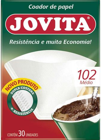 Filtro de Papel Jovita Coador Papel 102 Jovita Menor preço em Filtro de Papel Jovita Coador Papel 102 Jovita