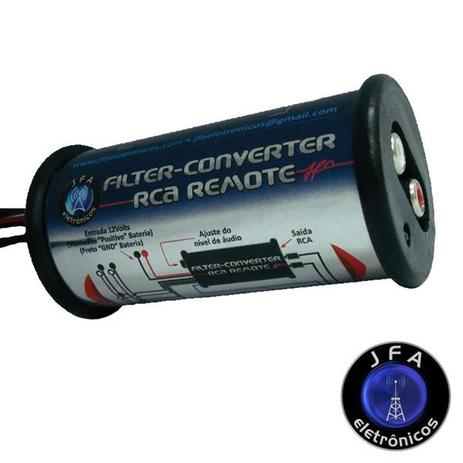 Filtro e Conversor RCA JFA Menor preço em Filtro e Conversor RCA JFA