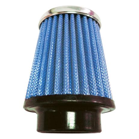 Filtro Esportivo Cônico Alumínio com Tecido Azul Lavável 52mm Turbo/Injeção Eletrônica Base em Borracha Race Chrome Menor preço em Filtro Esportivo Cônico Alumínio com Tecido Azul Lavável 52mm Turbo/Injeção Eletrônica Base em Borracha Race Chrome