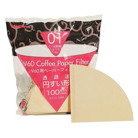 Filtro Natural para Coador Hario V60 Tamanho 01 - 100 unidades Menor preço em Filtro Natural para Coador Hario V60 Tamanho 01 - 100 unidades