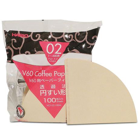 Filtro Natural para Coador Hario V60 Tamanho 02 - 100 unidades - Hário Menor preço em Filtro Natural para Coador Hario V60 Tamanho 02 - 100 unidades - Hário