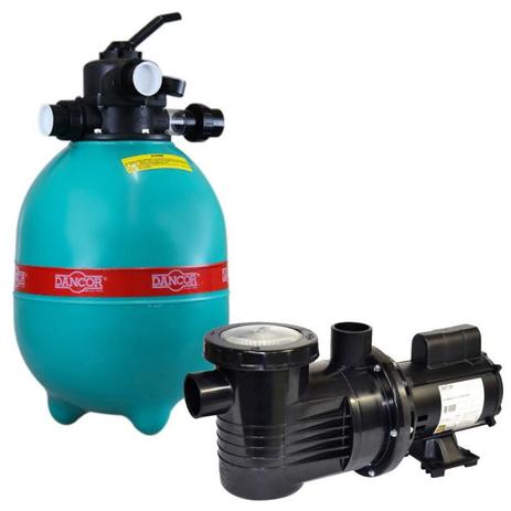 Filtro para Piscina DFR 19-7 com Bomba 3/4 CV Monofásica DANCOR Menor preço em Filtro para Piscina DFR 19-7 com Bomba 3/4 CV Monofásica DANCOR
