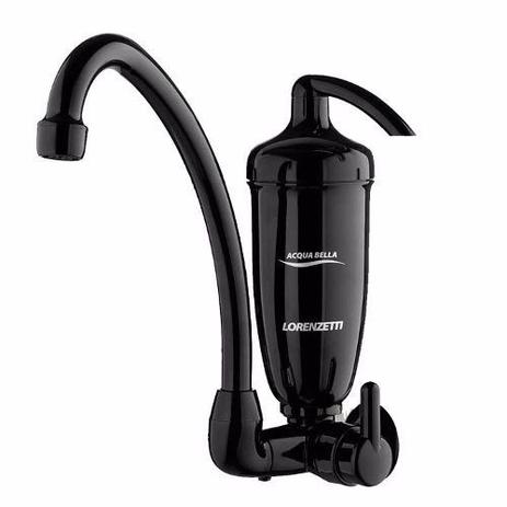 Filtro Purificador C/ Torneira Acqua Bella Lorenzetti Preto Menor preço em Filtro Purificador C/ Torneira Acqua Bella Lorenzetti Preto