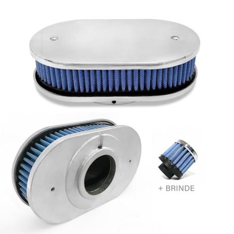 Filtro Racechrome Carburador Oval Kit Marmita Weber 446 +Brinde é boa?