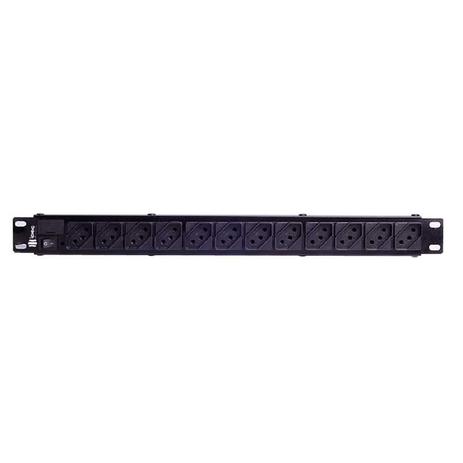 Filtro Rack 12 Tomadas Régua Extensão Profissional Biv 10A - Ipec Menor preço em Filtro Rack 12 Tomadas Régua Extensão Profissional Biv 10A - Ipec