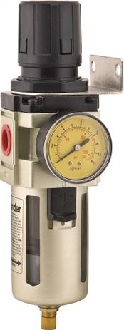Filtro regulador de pressão 1/2” npt corpo metálico dreno automático rp120 - Vonder Menor preço em Filtro regulador de pressão 1/2” npt corpo metálico dreno automático rp120 - Vonder