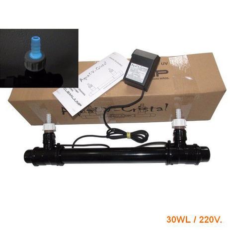 Filtro Ultra Violeta UV-C com Lâmpada de 30w para Aquários, Lagos e Tanques de até 10.000 litros. - Clean Jump Menor preço em Filtro Ultra Violeta UV-C com Lâmpada de 30w para Aquários, Lagos e Tanques de até 10.000 litros. - Clean Jump