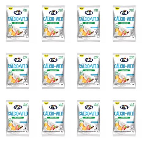 Fini Natural Sweets Balas De Gelatina Calcio + Vitamina D 12x18g (Kit C/12) Menor preço em Fini Natural Sweets Balas De Gelatina Calcio + Vitamina D 12x18g (Kit C/12)