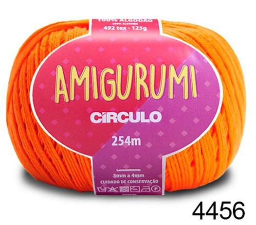 Fio Amigurumi 125gm 254mts cor 4456 laranja unid. - Circulo