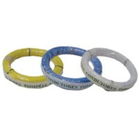 Fio Cabinho Auto Plastic Pompeia 1,00 MM 300V Rolo com 100 Metros Amarelo Menor preço em Fio Cabinho Auto Plastic Pompeia 1,00 MM 300V Rolo com 100 Metros Amarelo