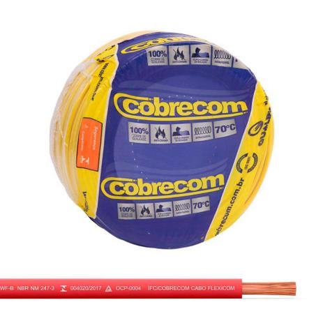 Fio Cabo Flexível 2,5mm 750v Vermelho Rolo Com 100 Metros 1150506401 Cobrecom Menor preço em Fio Cabo Flexível 2,5mm 750v Vermelho Rolo Com 100 Metros 1150506401 Cobrecom