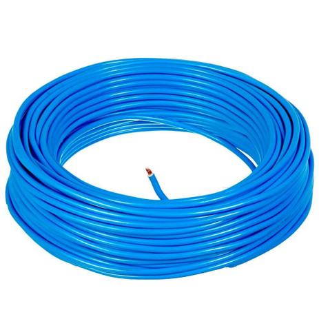 Fio cabo Flexível 6 mm 50 m Azul - Fios Menor preço em Fio cabo Flexível 6 mm 50 m Azul - Fios