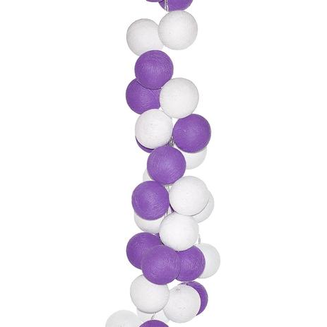 Menor preço em Fio de Luz LED CORMILU branco roxo Adelaide 20 bolas 110V