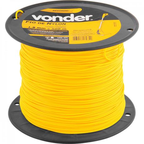 Fio de nylon 18 mm x 500 m redondo Vonder Menor preço em Fio de nylon 18 mm x 500 m redondo Vonder