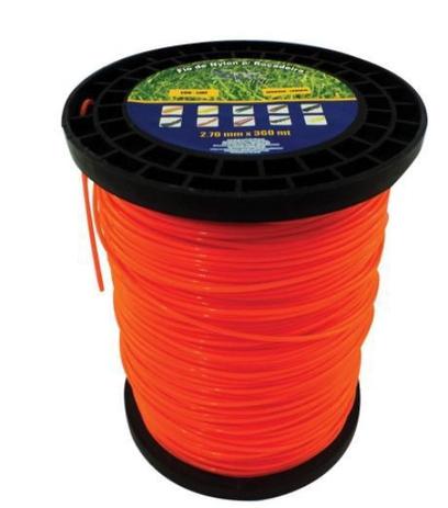 Fio de Nylon 2,70mm Redondo Rolo 307 Metros 2Kg - Vulcan Menor preço em Fio de Nylon 2,70mm Redondo Rolo 307 Metros 2Kg - Vulcan