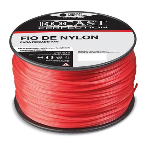 Fio de Nylon para Roçadeiras 1,8mm Embalagem 2KG Formato Estrela 310,0008 ROCAST Menor preço em Fio de Nylon para Roçadeiras 1,8mm Embalagem 2KG Formato Estrela 310,0008 ROCAST