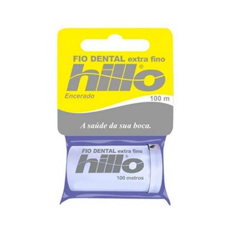 Fio Dental Extrafino Hillo 100m Menor preço em Fio Dental Extrafino Hillo 100m